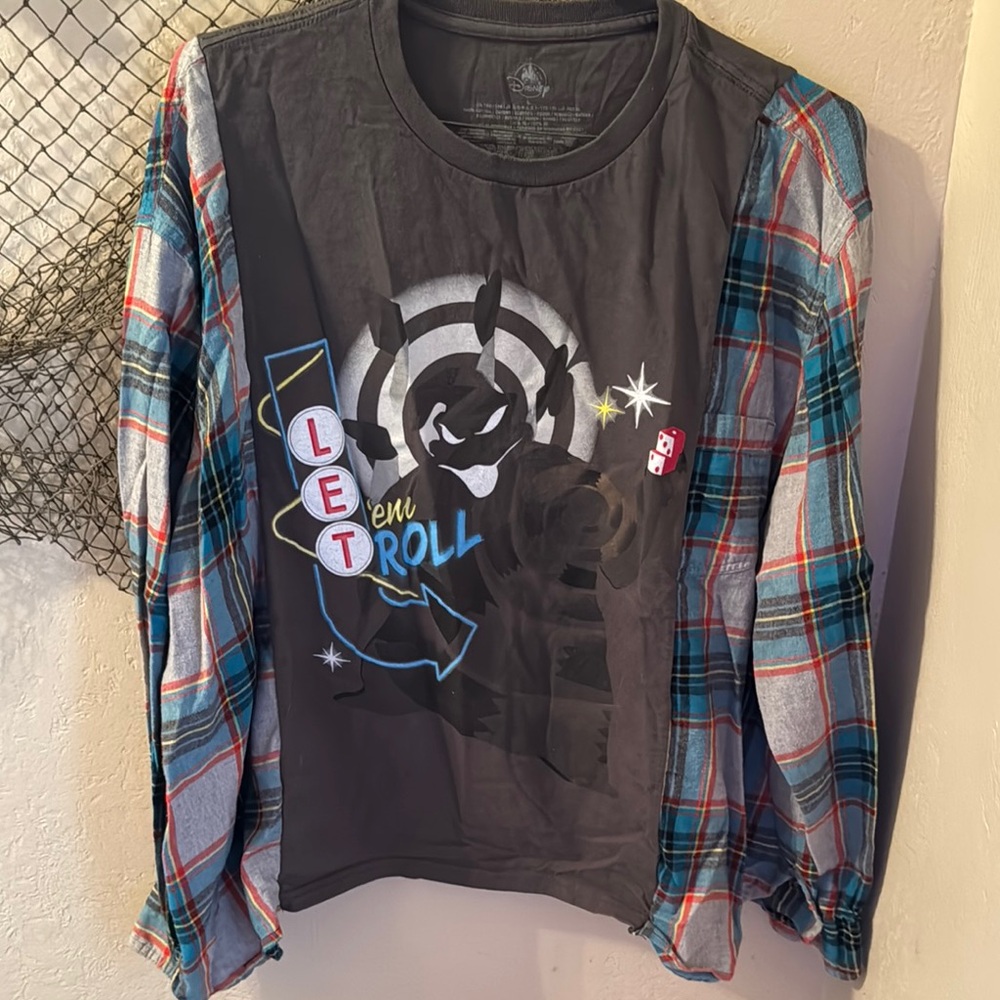 Upcycled Oogie Boogie Flannel